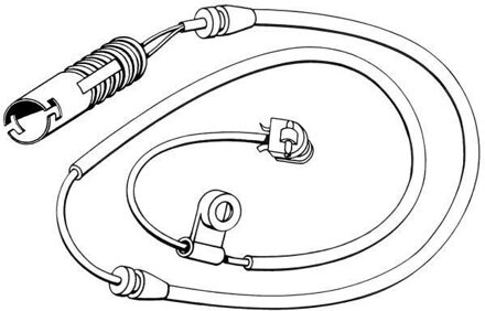 BMW Waarschuwingscontact, remvoering-/blokslijtage