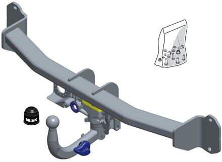BMW Wegdraaibare trekhaak, Manueel wegdraaibaar 614600