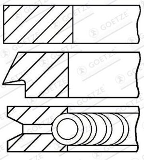 BMW Zuigerveerset 0870500000