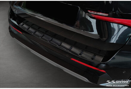 BMW Zwart RVS Achterbumperprotector passend voor BMW X1 U11 / X1 U11 xLine 2022- 'STRONG EDITION' AV254044