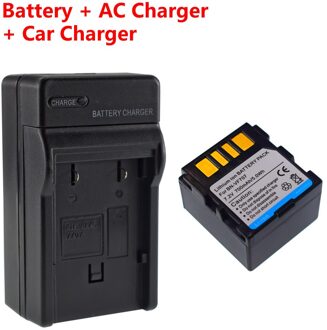 BN-VF707 BN-VF707U Batterij + Lader + Autolader Voor Jvc GR-D247EK GR-D250EK Ek GZ-MG21 Ek GZ-MG37 Nw GZ-D240 GR-X5 1 accu 1 lader