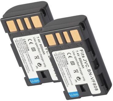 BN-VF808 BN-VF808U BN-VF815 BN-VF823 BNVF808 VF808 Batterij Voor Jvc GZ-MG130 GZ-MG131 MG132 MG133 MG134 Camera 800 Mah 2accu