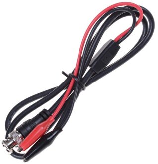Bnc Q9 Mannelijke Plug Dual Alligator Clip Oscilloscoop Diy Test Probe Leads 100Cm Krokodil Clips Roach Clip