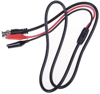 Bnc Stekker Q9 Naar Dual Hook Clip Test Probe Kabel Leads 100Cm Met Twee Mini Probes Ended 3C-2V coaxiale Kabel 75 Ohm Test Haak