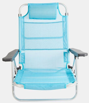 Bo-Camp Beach chair - Monaco - Aluminium - Blauw