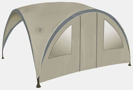 Bo-Camp Zijwand met deur voor partytent groot beige 4472220