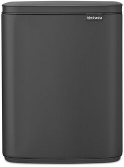 Bo Waste Bin, 12L - Mineral Infinite Grey Grijs