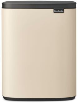 Bo Waste Bin, 12L - Soft Beige