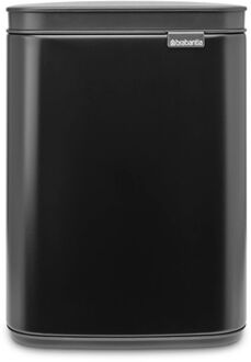 Bo Waste Bin, 4L - Matt Black Zwart