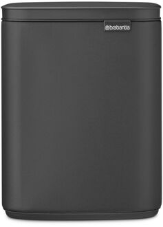 Bo Waste Bin, 7L - Mineral Infinite Grey Grijs