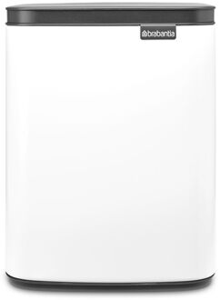 Bo Waste Bin, 7L - White Wit