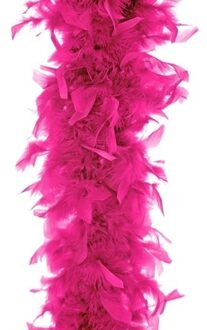 Boa kerstslinger - fuchsia roze - 180 cm - kerstboomversiering - Kerstslingers