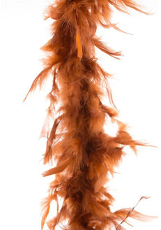 Boa kerstslinger - koper - 200 cm - kerstslingers - Kerstslingers Koperkleurig