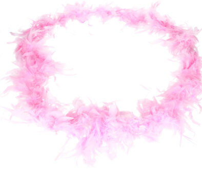 Boa kerstslinger - lichtroze - 180 cm - kerstboomversiering