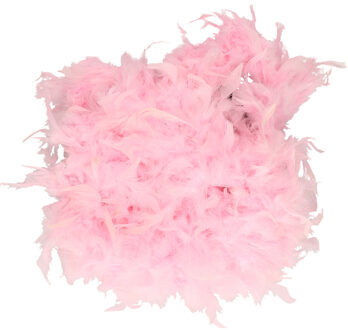 Boa kerstslinger - lichtroze - 180 cm - kerstboomversiering