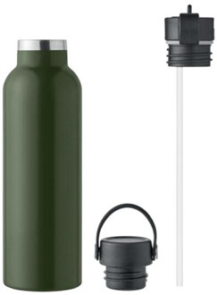 Boali dubbelwandige 700ml waterfles - maat One size Groen