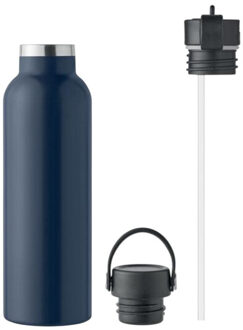 Boali dubbelwandige 700ml waterfles - maat One size Zwart