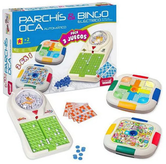 Board game Bingo, Parchís y Oca 3 Pack Juinsa