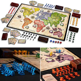 Board Game Indoor Kids Adults Interactive Mission Cards Logical Thinking Strategic Conquest Home Party Desktop Funny IQ Training