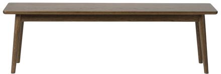 Boas houten eetkamerbank gerookt eiken - 150 cm Bruin