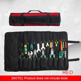 Boase Reel Rolling Auto Tool Bag Pouch Professionele Elektriciens Organizer Multifunctionele Auto Reparatie Kit Zakken Rood