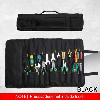 Boase Reel Rolling Auto Tool Bag Pouch Professionele Elektriciens Organizer Multifunctionele Auto Reparatie Kit Zakken zwart