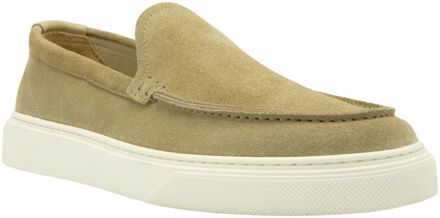 Boat Loafer Slip-On Sneakers Heren beige - 43