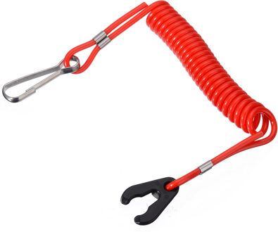Boat Motor Kill Stop Switch Key Rope Safety Lanyard Tether Waterproof Stop Switch Lanyard for Yamaha Outboard