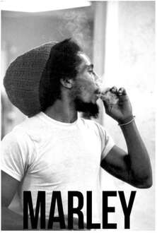 Bob Marley AB BM Men's T-Shirt - White - L Wit