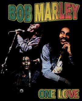 Bob Marley One Love Men's T-Shirt - Black - 3XL - Zwart