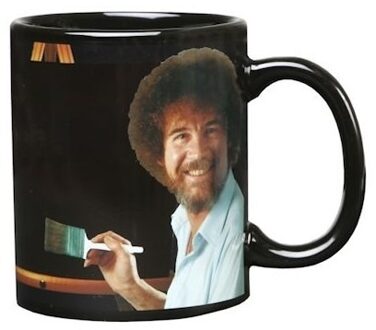 Bob Ross magische koffiebeker 300 ml - Bekers Multikleur