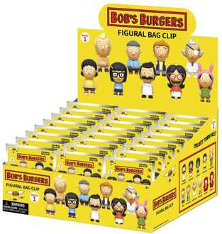 Bob's Burgers 3D Foam Bag Clips Series 1 Display (24)