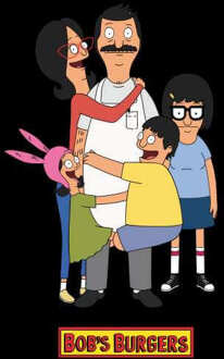 Bob's Burgers Family Women's Cropped Hoodie - Black - XS - Zwart