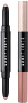 Bobbi Brown Oogschaduw Bobbi Brown Long Wear Cream Shadow Stick Duo Platinum Pink & Antique Rose 1.6 g
