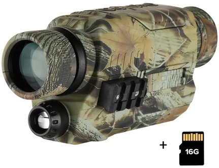 BOBLOV Infrared Digital Night Vision Monoculars with 16G TF card full dark 5X32 150Y Range Hunting Monocular Night Vision Optics