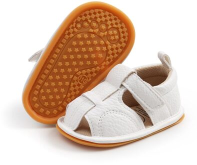 Bobora Zomer Pu Sandalen Jongens Meisjes Sandalen Effen Kleur Zachte Zolen Anti-Slip Kinderen Kids Schoenen Zomer Strand Sandalen W / 7-12 Months