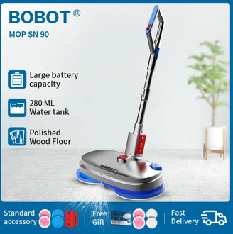 BOBOT SN 90 Bobot electric cleaning mop Cordless Electric Mop Electric Spray Water Mop Sweeping And Waxing Functions