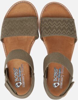 Bobs Desert Kiss dames sandaal - Kaki - Maat 39