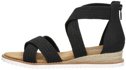 Bobs Desert Kiss Stretch Sandalen zwart - 40,41,36,37,38,39