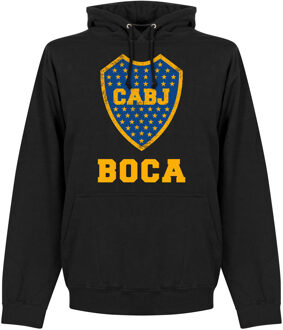 Boca Juniors Logo Hooded Sweater - Zwart - Kinderen - 1-2YRS