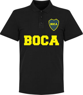 Boca Text Polo Shirt - Zwart - L