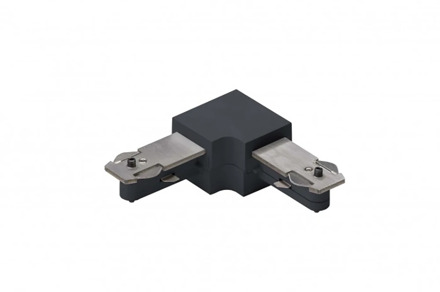 Bocht 90 graden zwart voor Designline railsysteem