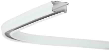 Bocht 90° 1 Stuk Plus Rail - Metaal - Wit