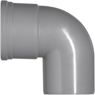 Bocht 90° Pvc 125x125 Mm Grijs