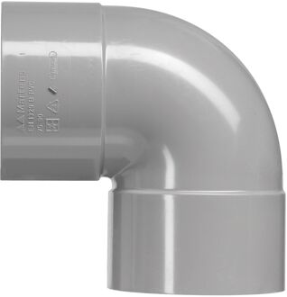 Bocht 90mm Grijs 2xlm 88