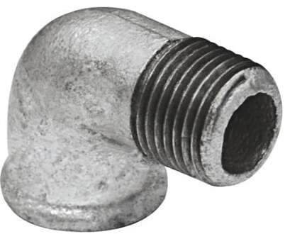 Bocht van smeedbaar ijzer 90°, verzinkt, 3/4"H x 3/4"AG, (92) - 989722055