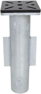 Bodemhuls 7,5cm inclusief bevestigingsplaat   Rhino