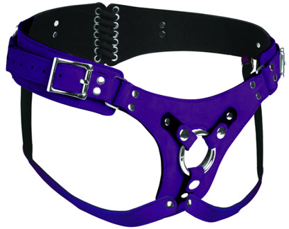 Bodice Deluxe - Leren Korset Harnas - Paars - Bodice Deluxe - Leren Korset Harnas - Paars