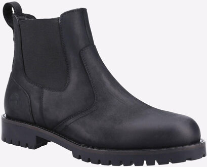 Bodicote Leren Zwarte Herenlaarzen - EU 47.5 / UK 12