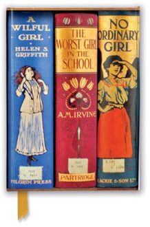 Bodleian Libraries: Book Spines Great Girls (Foiled Journal) - Flame Tree Notebooks - FLAME TREE STUDIO